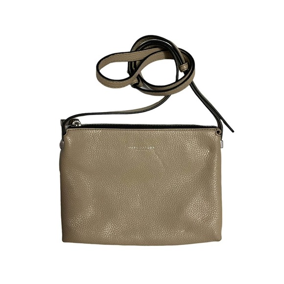 𝅺marc Jacobs Taupe Leather Crossbody Handbag - Picture 1 of 10